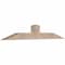 Ekena Millwork Portland Smooth Timber Gable Bracket, Douglas Fir, 72"W x 12"H x 5 1/2"D x 5 1/2"F, 4/12 Pitch GBW072X12X0606POR00SDF - alternate 2